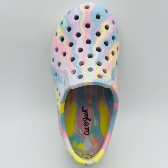 Toddler Girls' Slip On Close Toe Water Shoes Multicolored Summer Size 7 - Picture 4 of 5